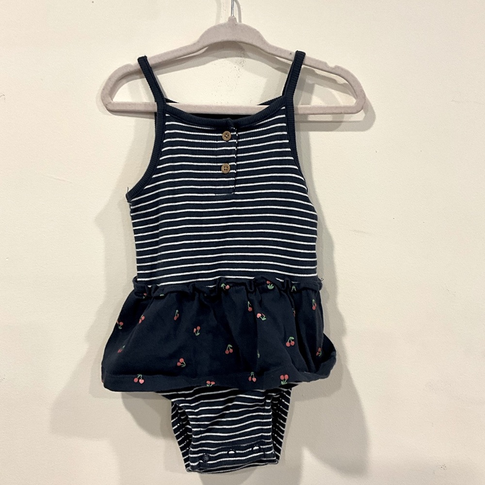 Carters Tank bodysuit with attached skirt. 18 months